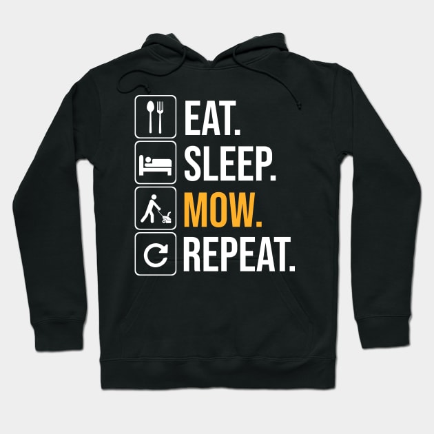 Mow and Repeat Hoodie by Cooldruck